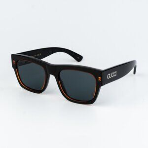 Gucci Women Sunglasses Black Blue Square GG1793S 003 NEW AUTHENTIC